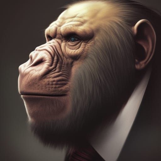 Theb big suited ape