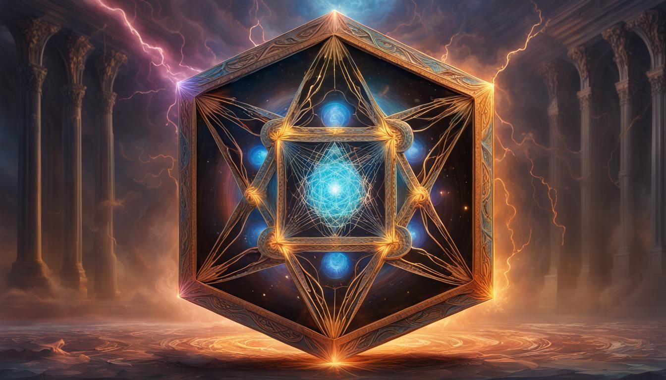 Metatron's Cube, symbol to communicate to GOD,object of communication ...