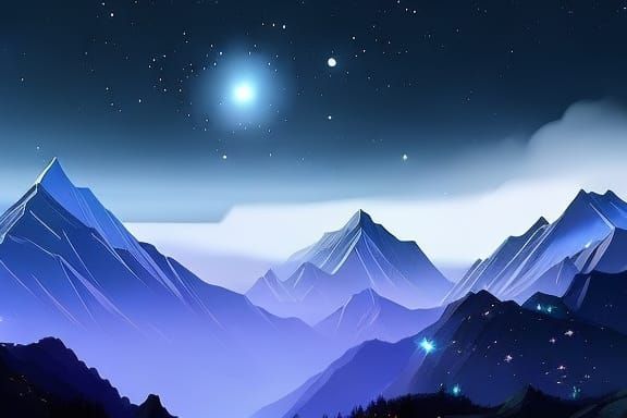 Nightsky - AI Generated Artwork - NightCafe Creator