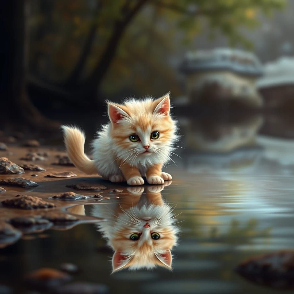 Cat Reflection