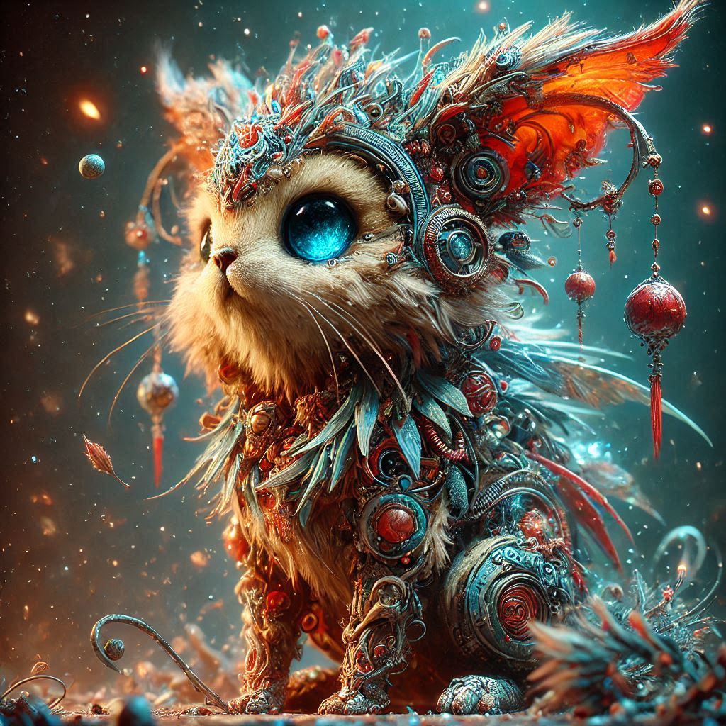 adorable fairy-tale fantasy creature portrait..
