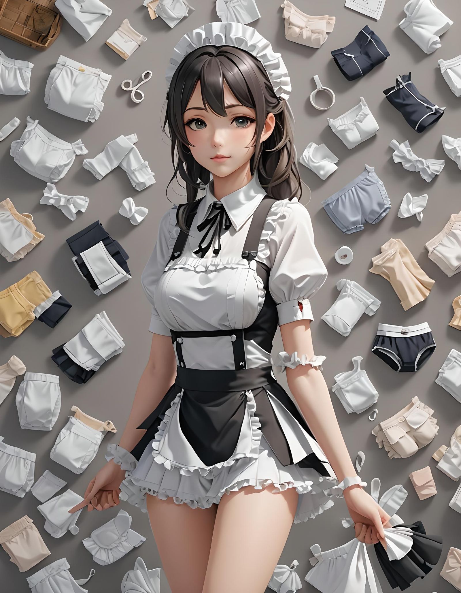 Maid underwear content