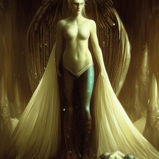 The White Queen - Emma Frost glitter skin.