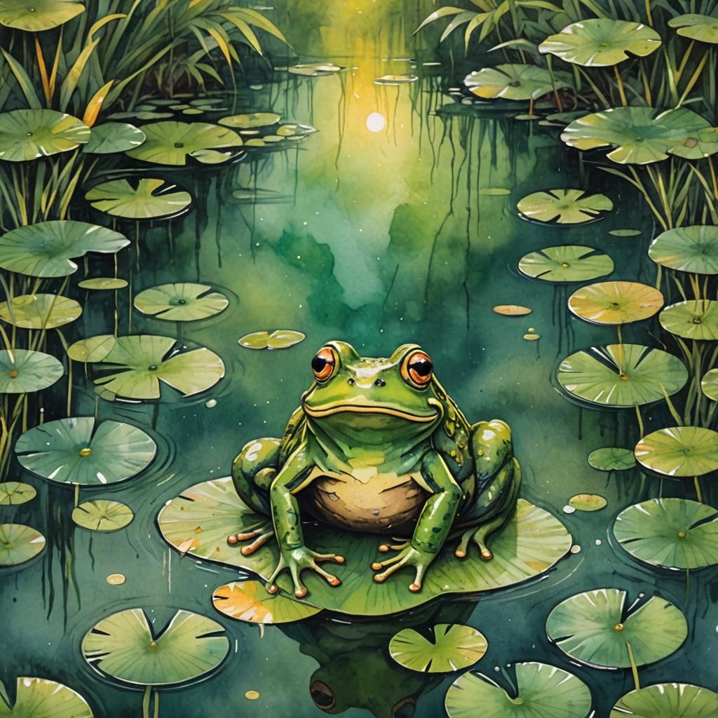 Happy frog