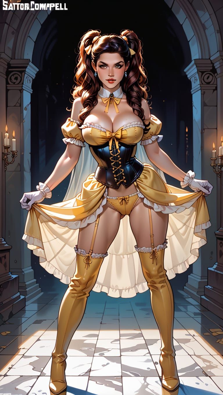 Disney Anime Girls: Belle (4)