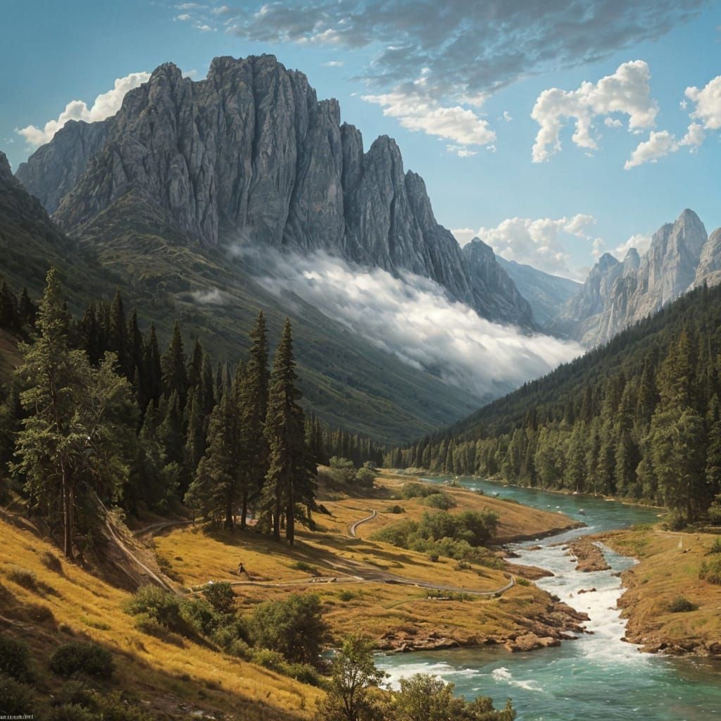 Primal Landscape with No People