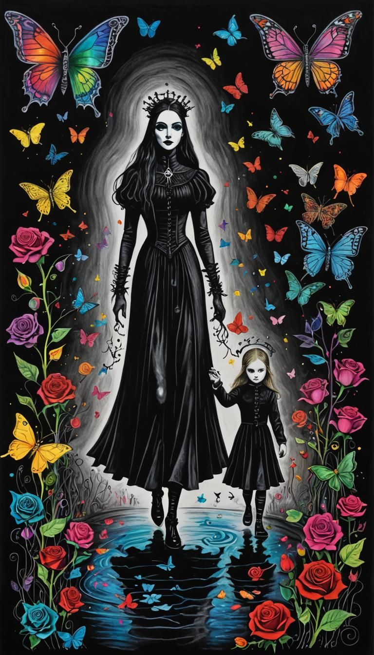 A shrine tree,  wind chime keys, Dream catcher  made from old keys ,chains, random stuff, wind chimes,   old keys hang from.tree branches,...