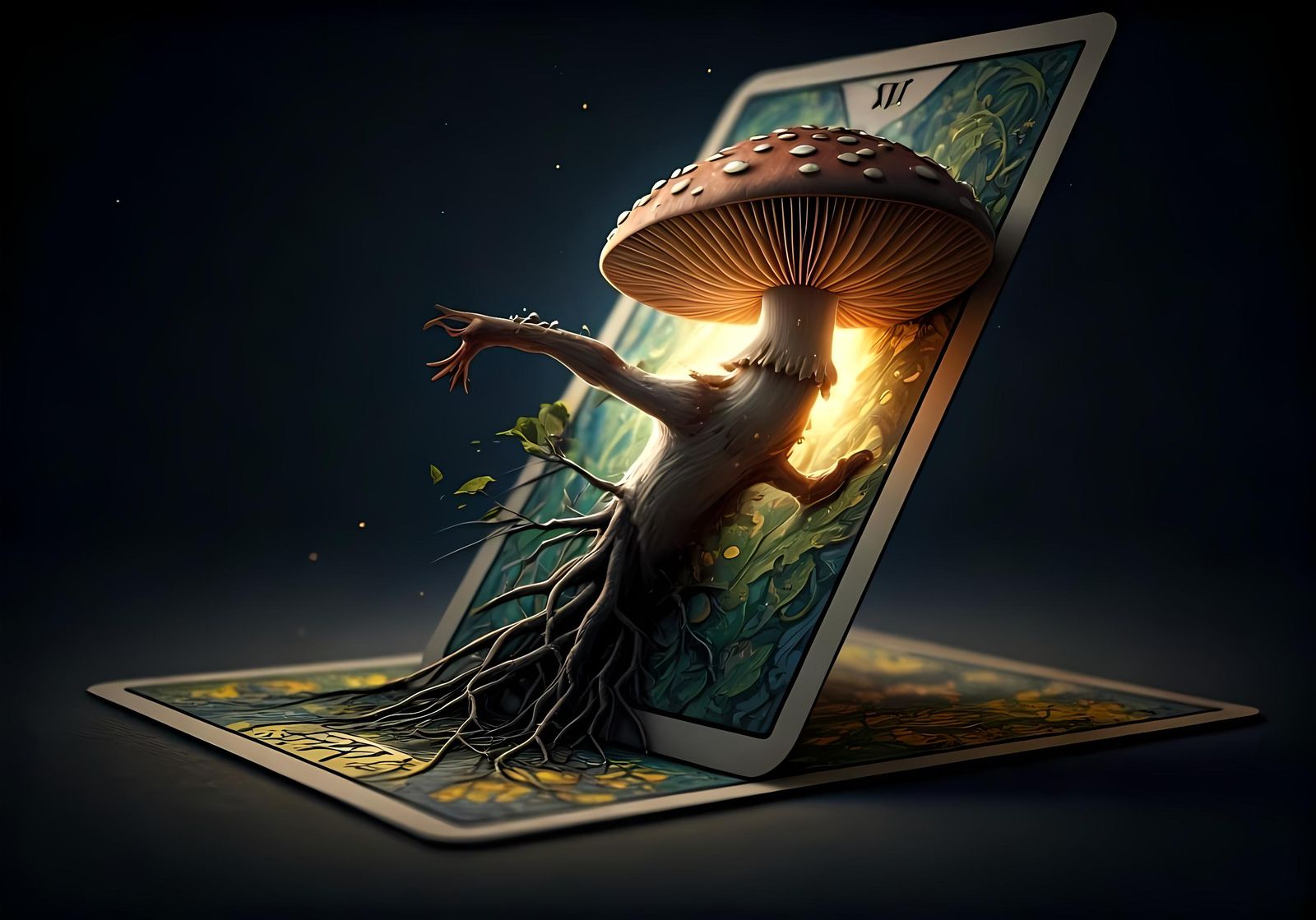 Escaping the card...  by @Darken