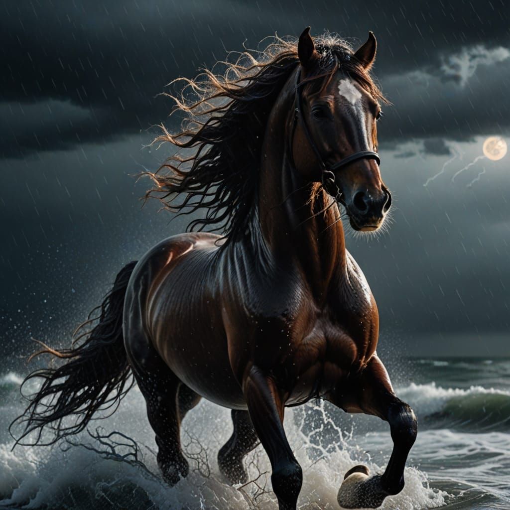 Caught in the Storm  by @Debee