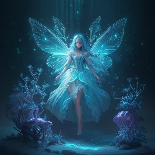 STUNNINGLY BEAUTIFUL Bioluminescence FAIRY-TALE, FINELY DETAILED ...