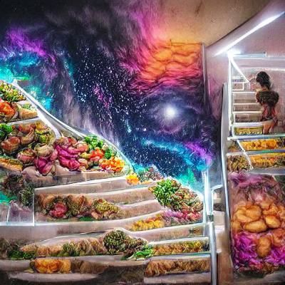 The stairway to heaven that leads to a vegan paradise