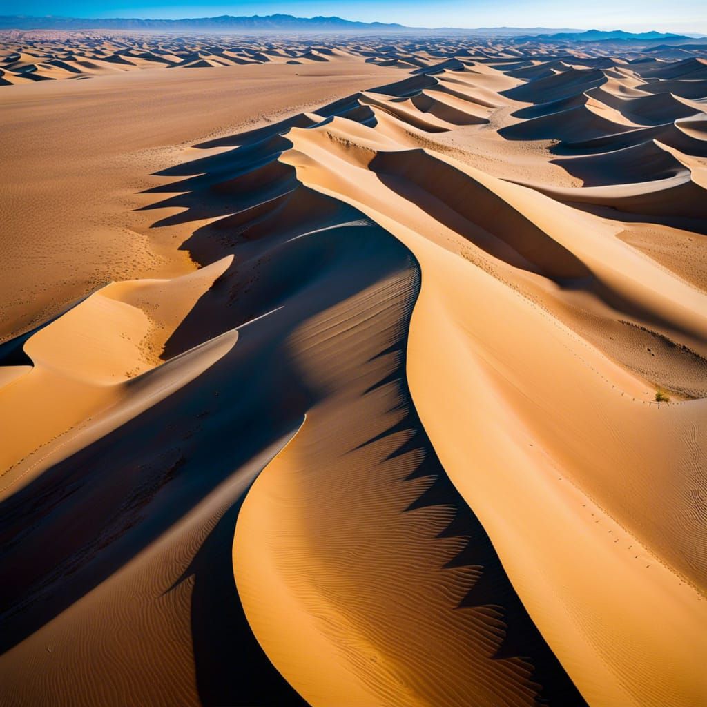 a vast desert landscape