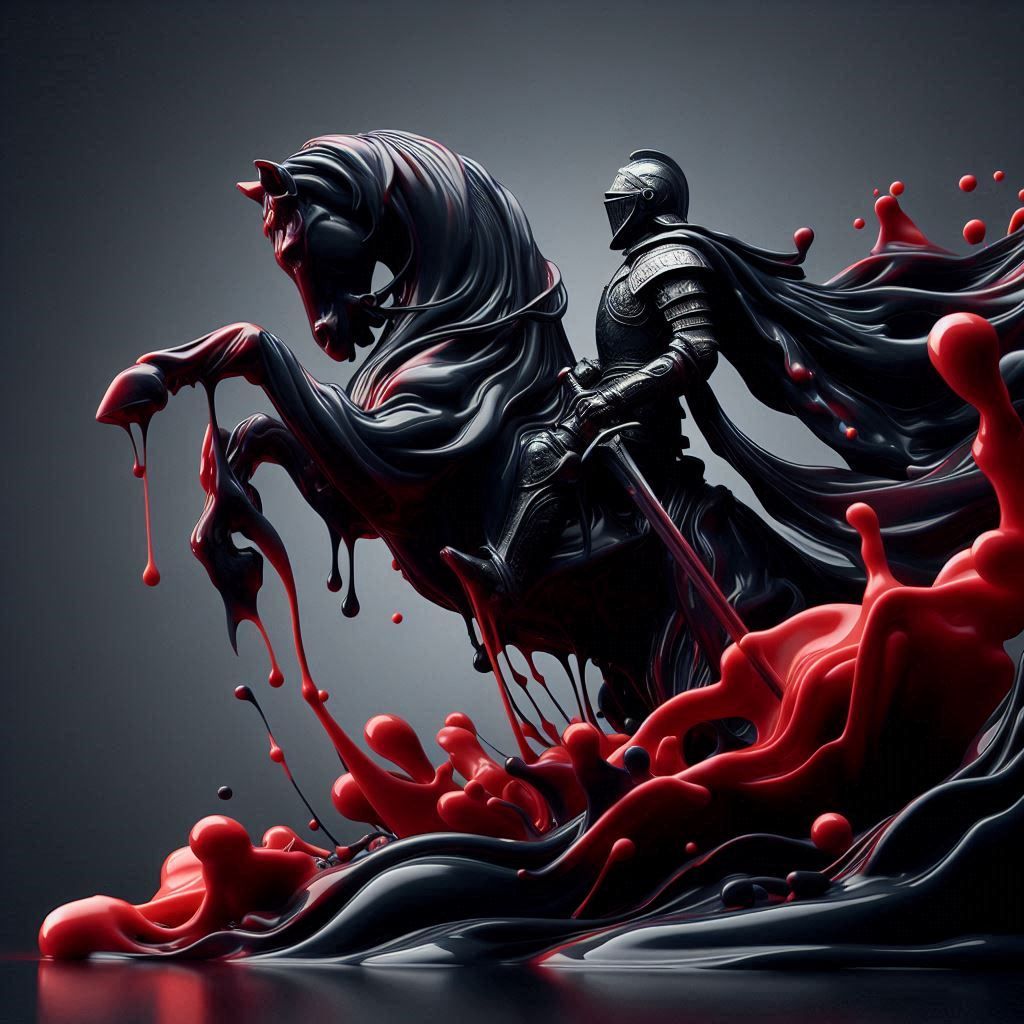 A painting of a Knight