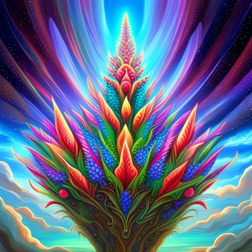 bright flower Epic cinematic brilliant stunning intricate me...