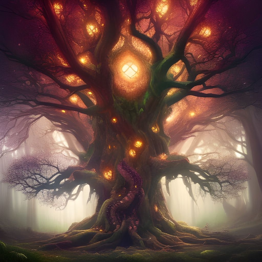 World-tree  by @Gorkwobbler