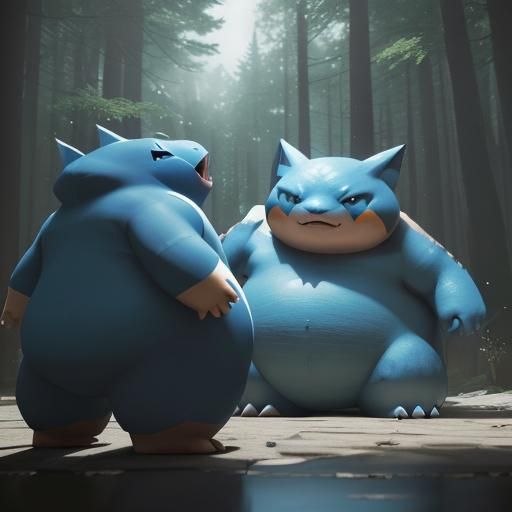 Snorlax and Munchlax