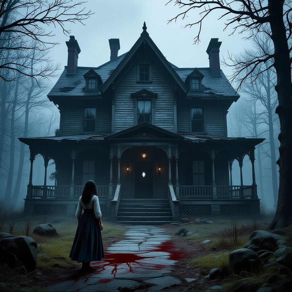 In a crumbling manor deep in the woods, chores don’t need servants the house itself remembers. Dust vanishes before it settles, blood scrubs...