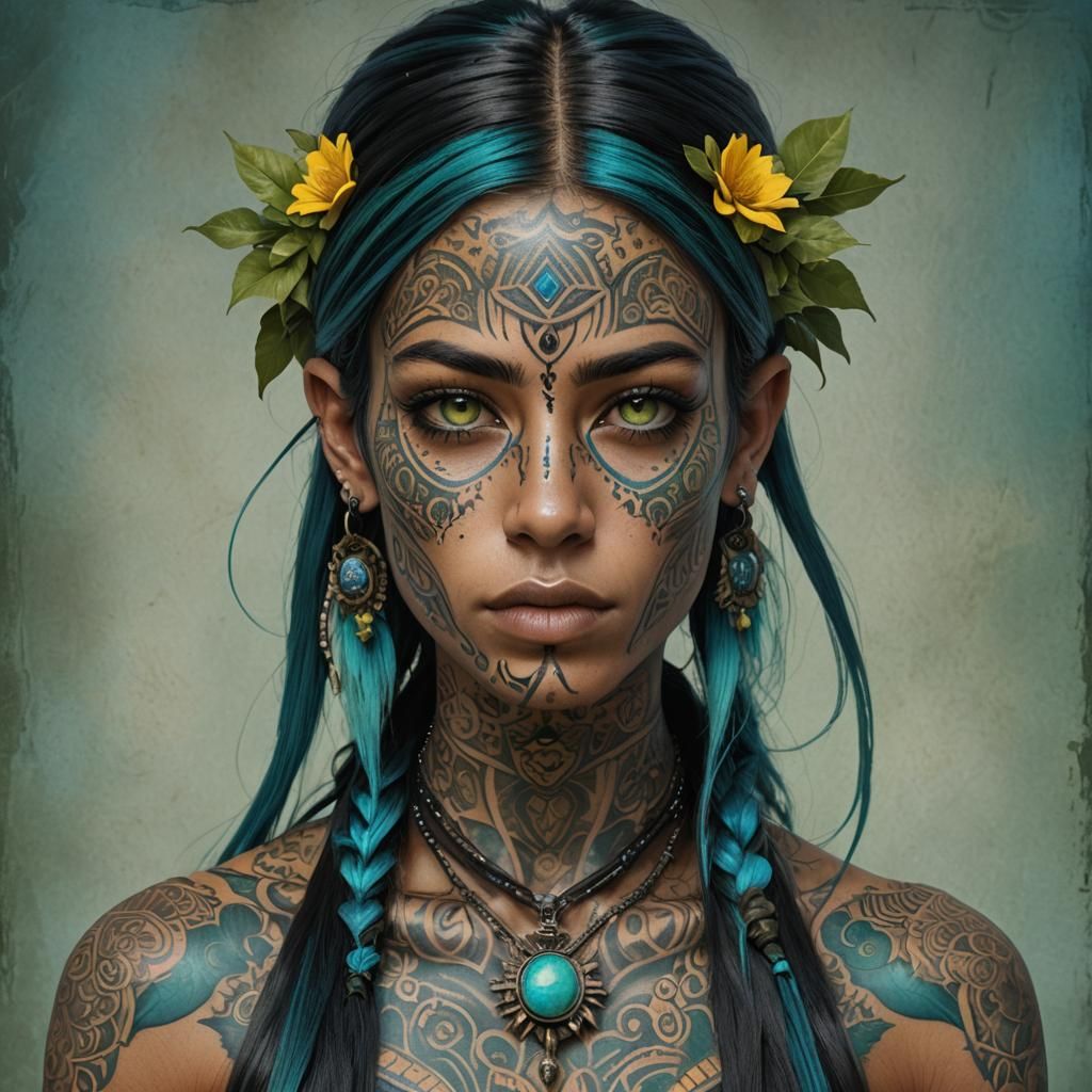 Create a hyperrealistic, hyperdetailed image of a character ...