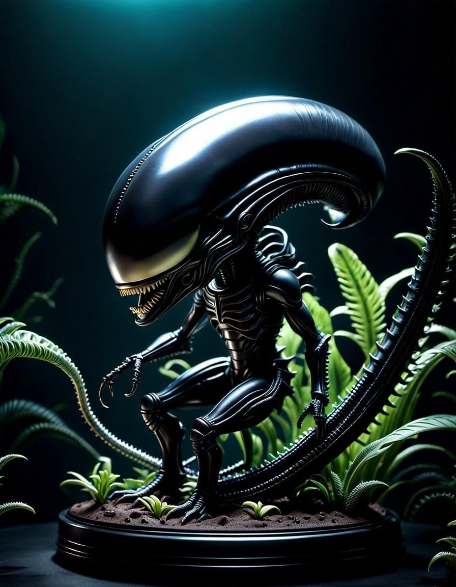 Xenomorph Bobblehead  by @Leonardo