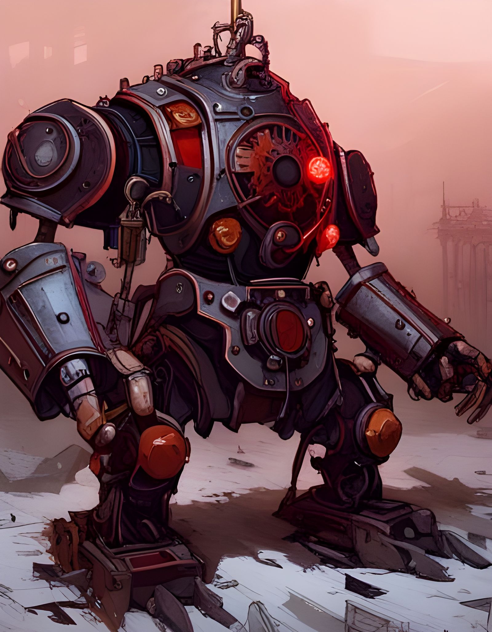 Galvanized Enforcer - AI Generated Artwork - NightCafe Creator