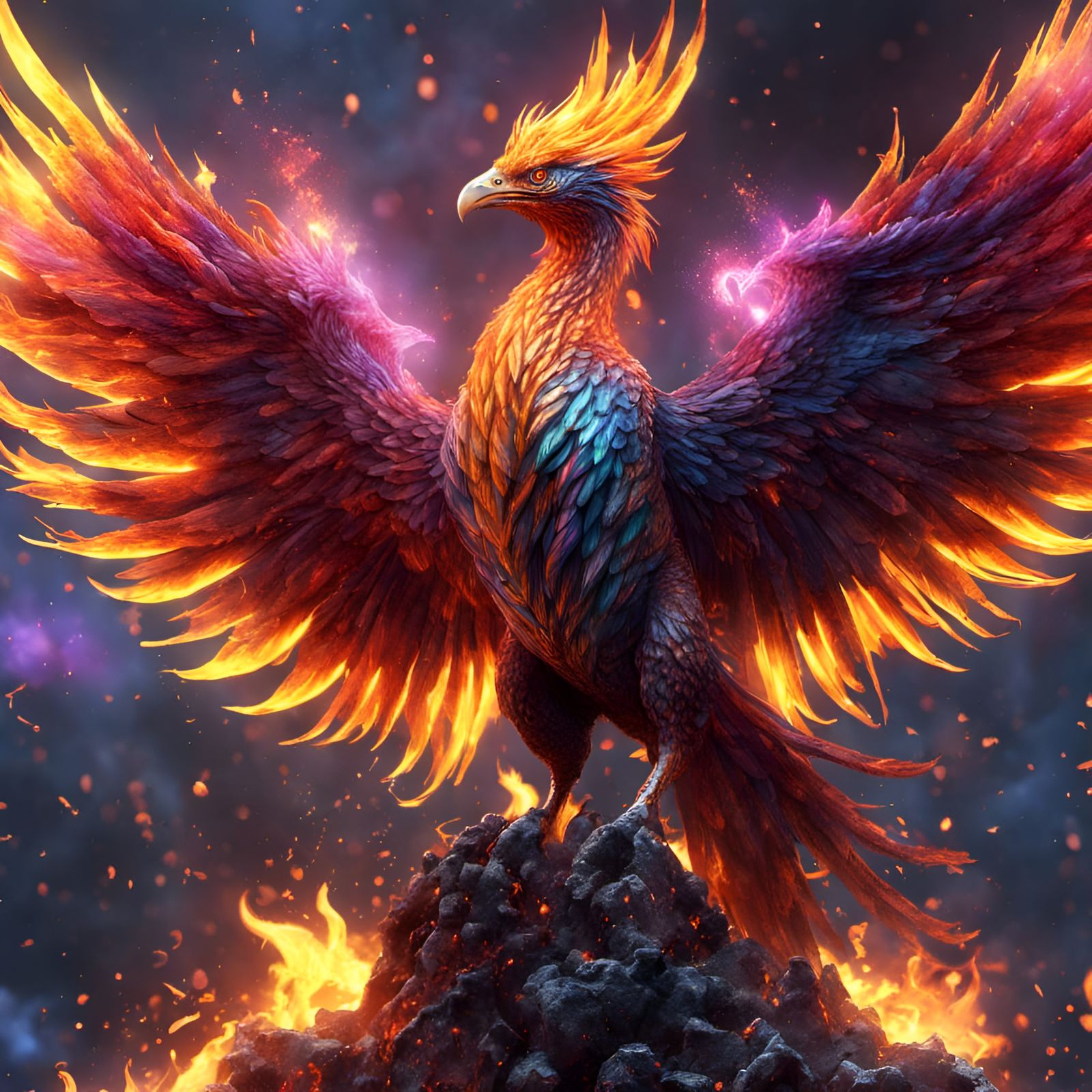 phoenix rising  by @SteveArt