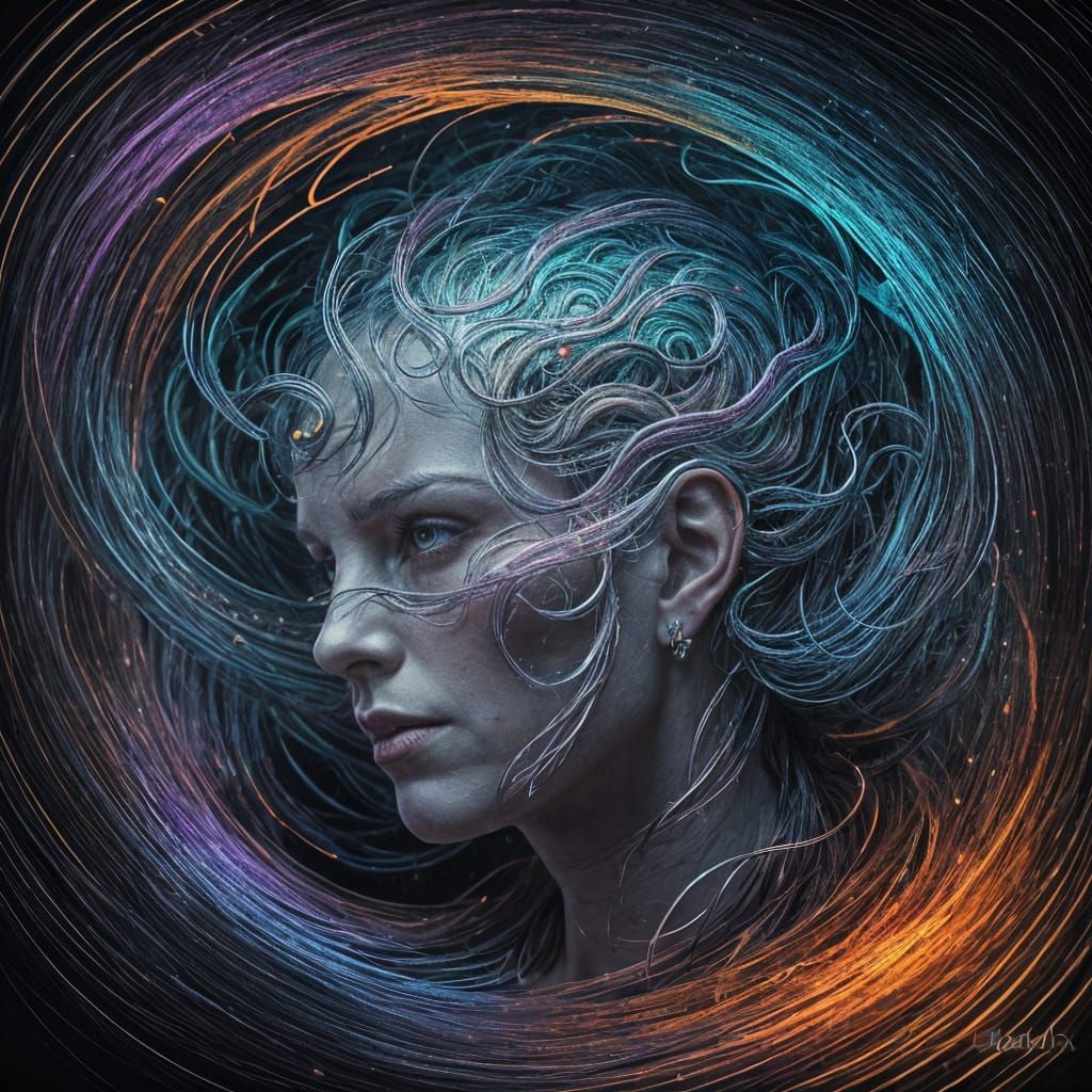 Mind's Eye Explosion in Hyper-Realistic Style