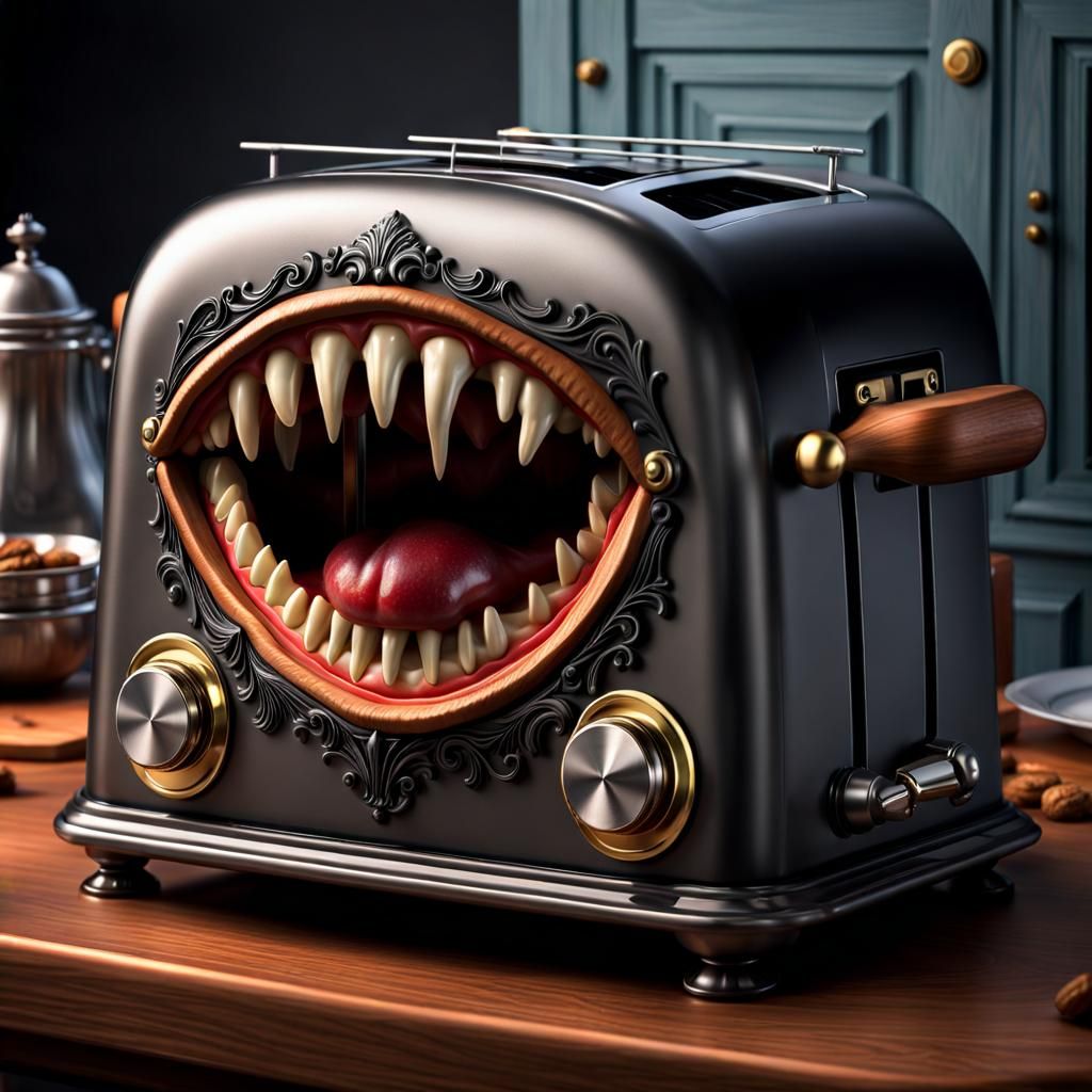 Monster Toaster  by @ToxicKiWi676