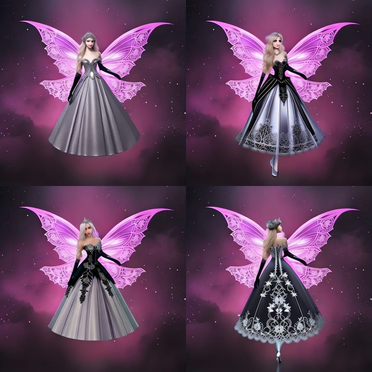 Gothic Fairy Wedding Dress