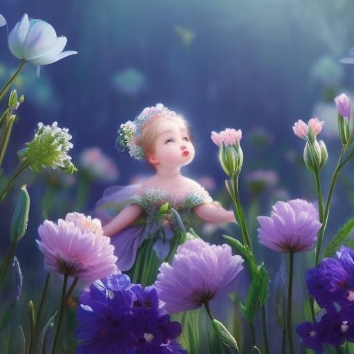 Little flower fairy