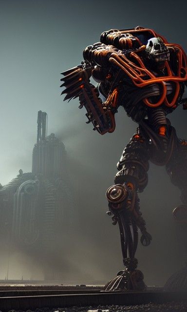 "Mechanized destruction" Cinema 4D finalRender, Greg Rutkows...