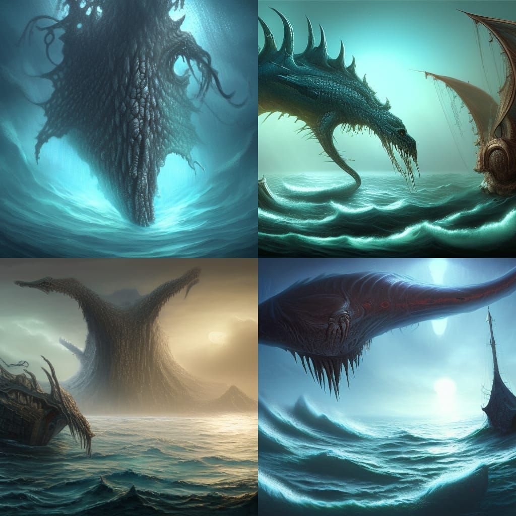 Lovecraftian Ocean Monster