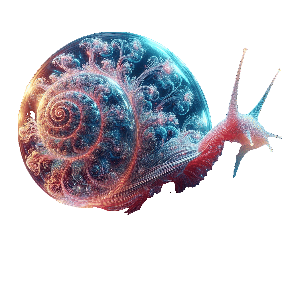 Bioluminescent Cosmic Snail
