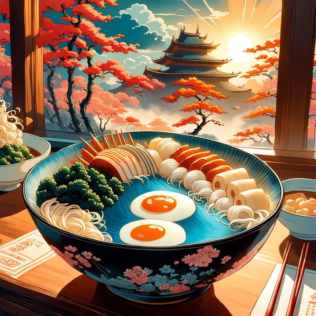 A Perfect Day For 🍜 Ramen Ai Generated Artwork Nightcafe Creator