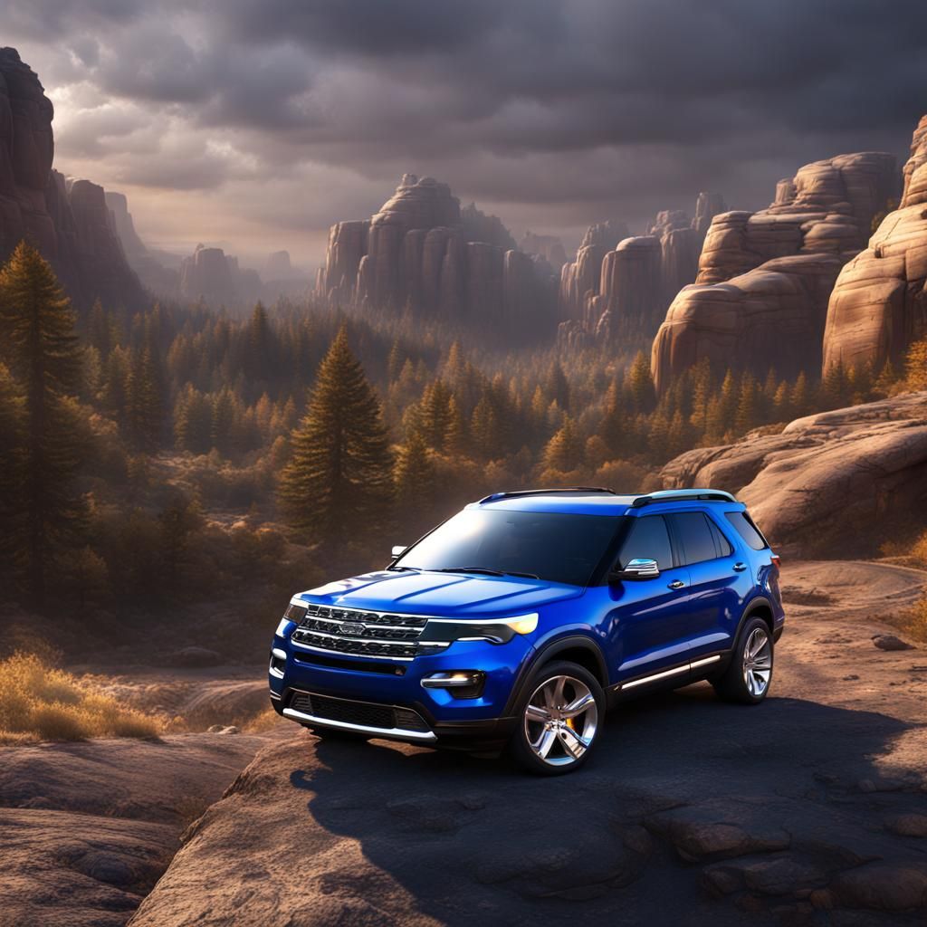 Car Jeep brand Ford explorer