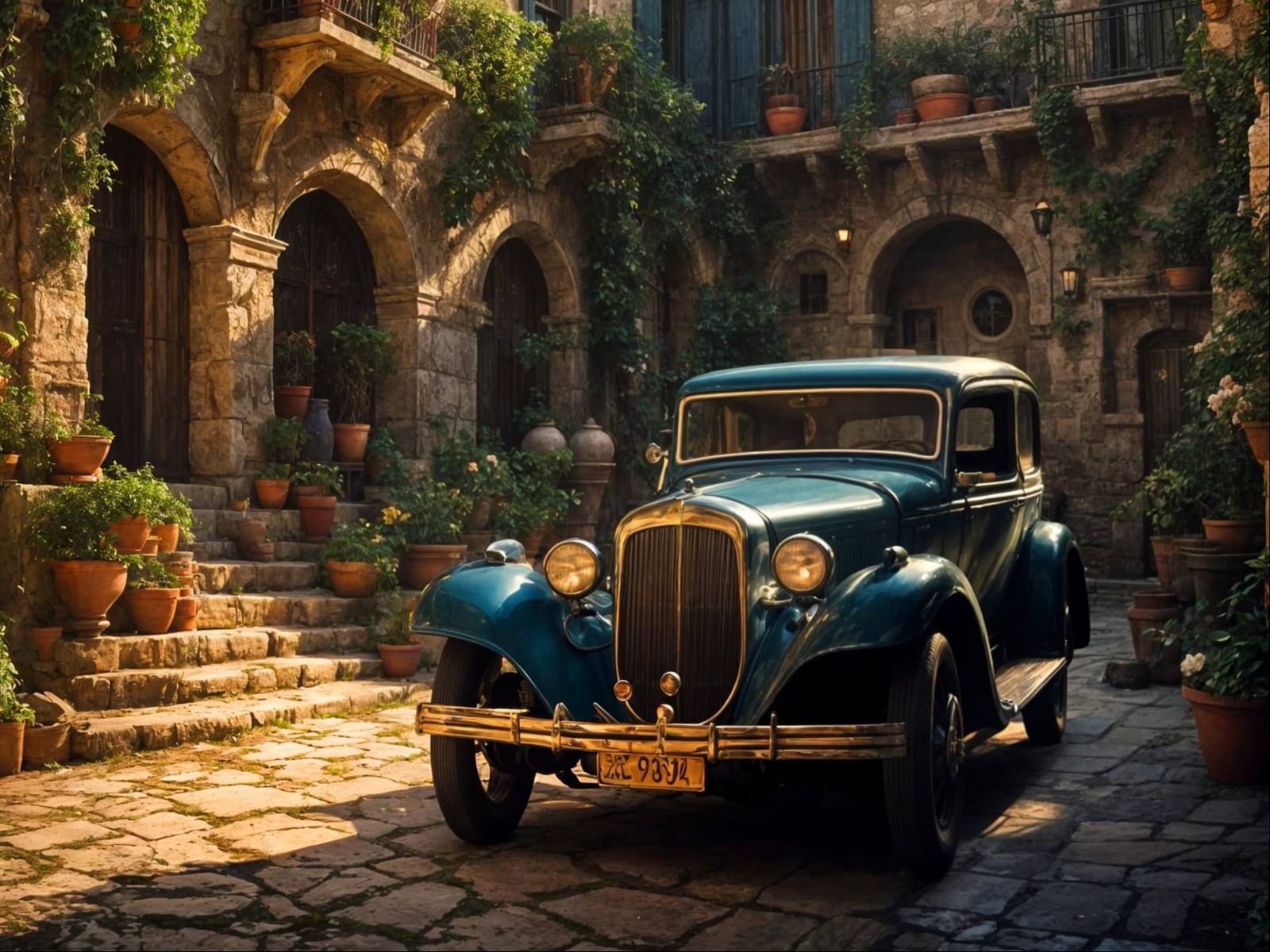 1930s Lancia in Courtyard  by @Michael C