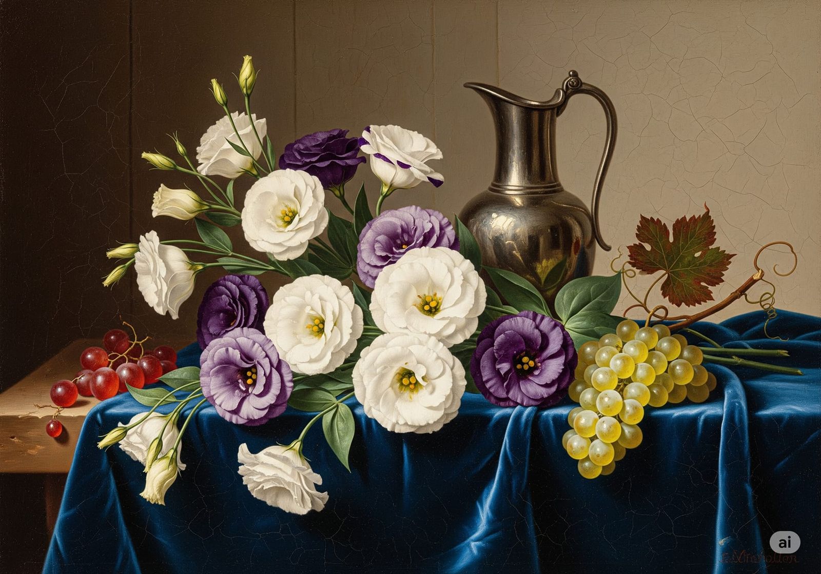 Still life with lisianthus