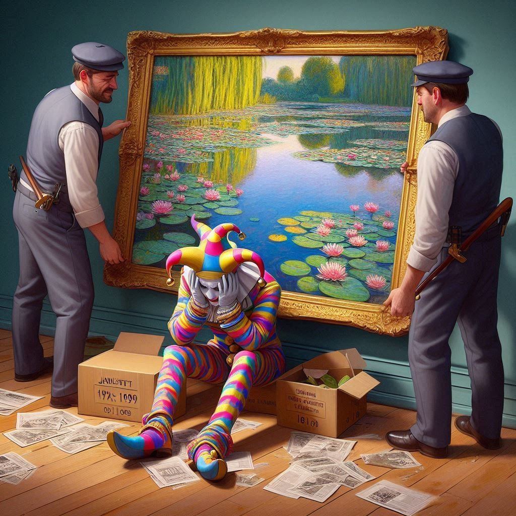 A Fool and his Monet are Soon Parted ...