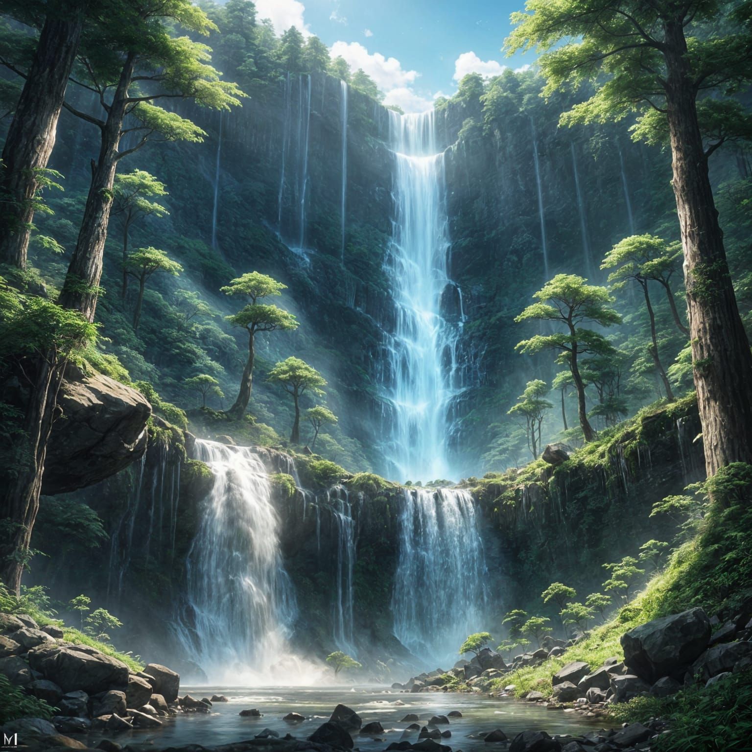 Waterfall  by @Chyona