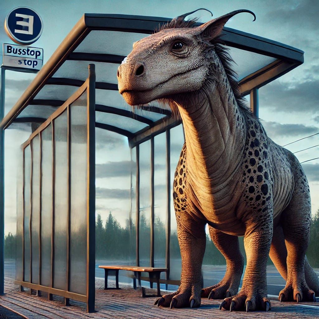 Too big for a bus stop