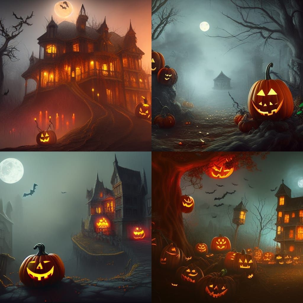 Halloween - AI Generated Artwork - NightCafe Creator