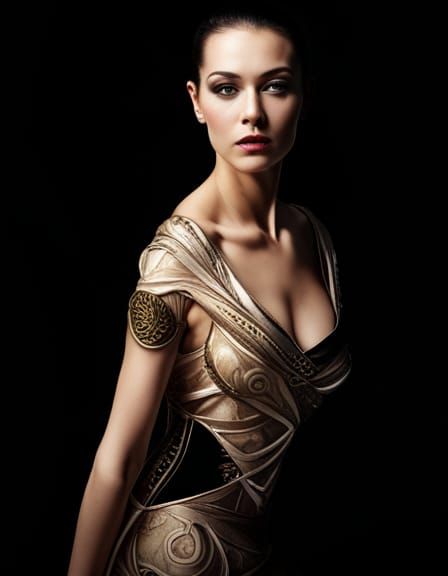 Hyperdetailed Portrait of a Beautiful Woman