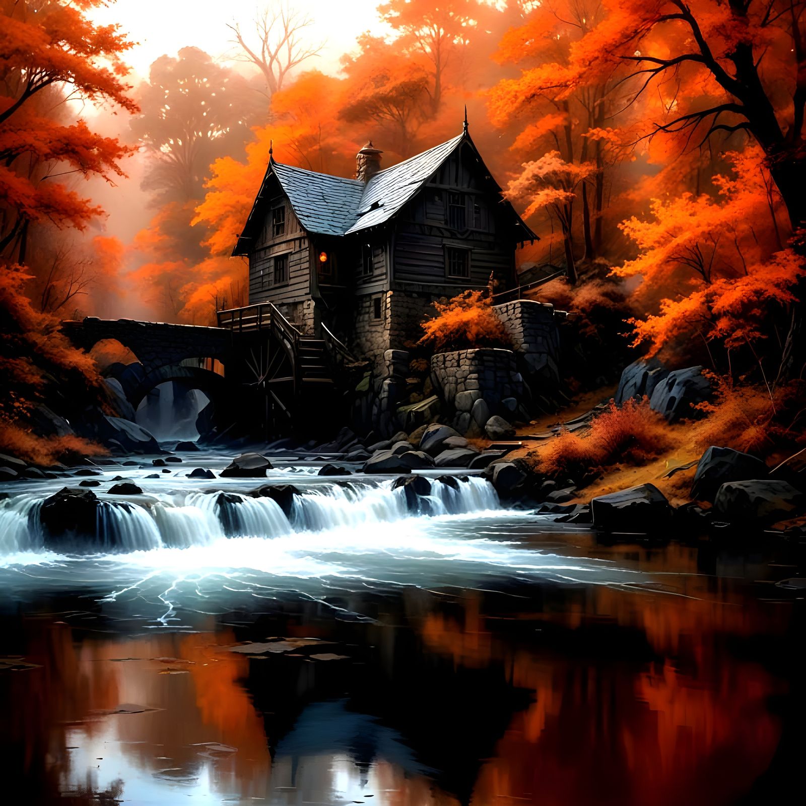 Hidden in the forest  by @Noauna