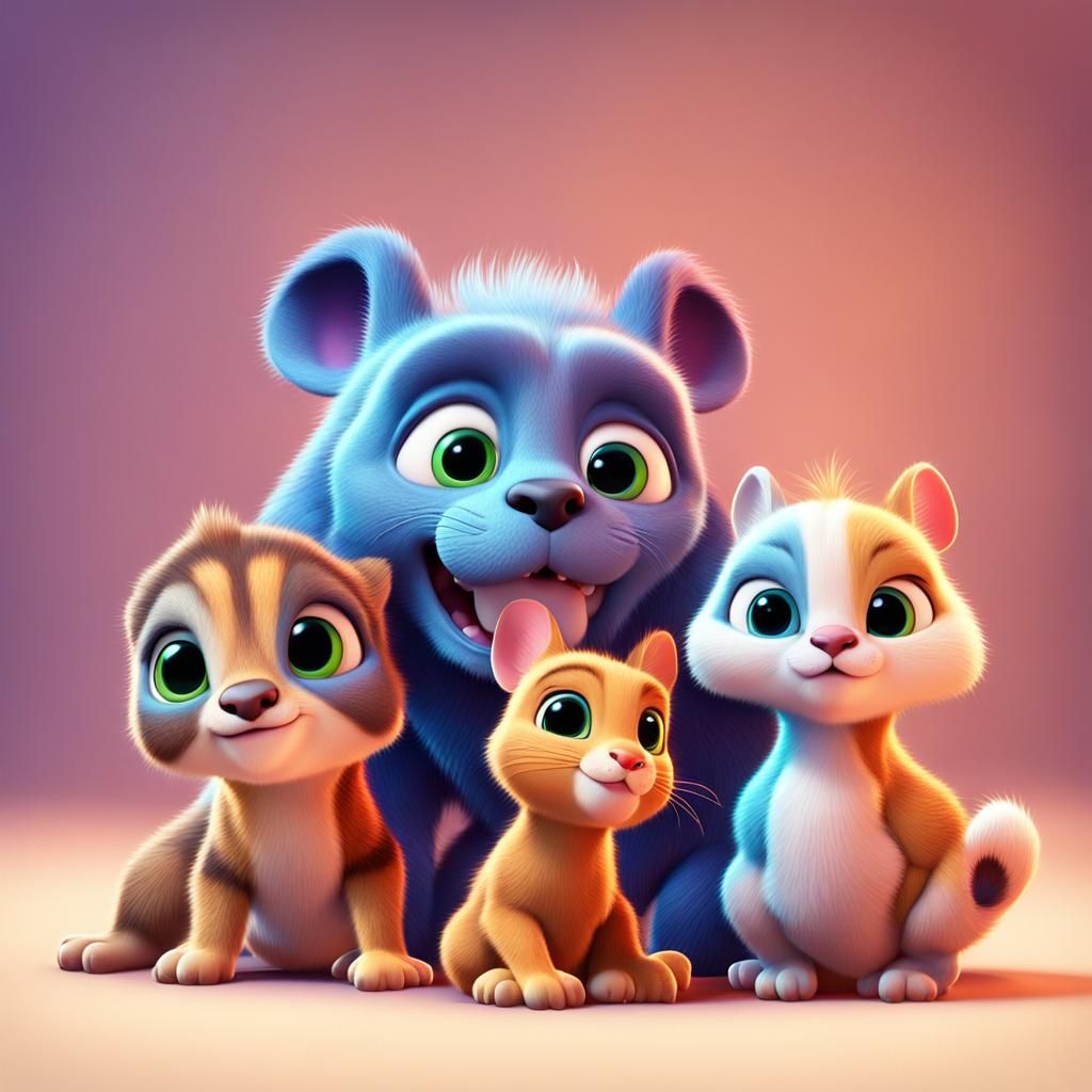 Adorable Animal Babies - AI Generated Artwork - NightCafe Creator