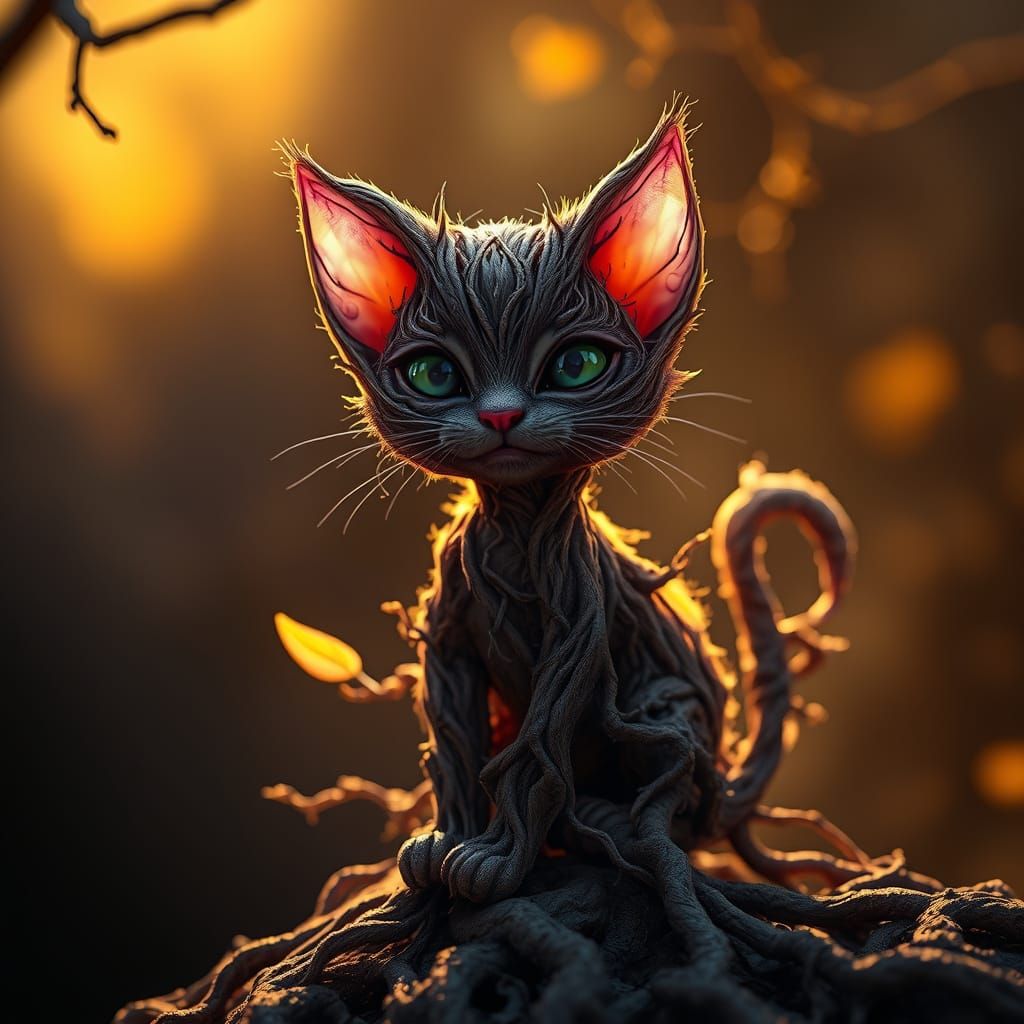 Root the little kitten  by @Emma Fraser
