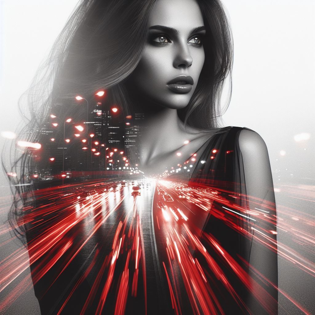 Woman/Brake Lights #2