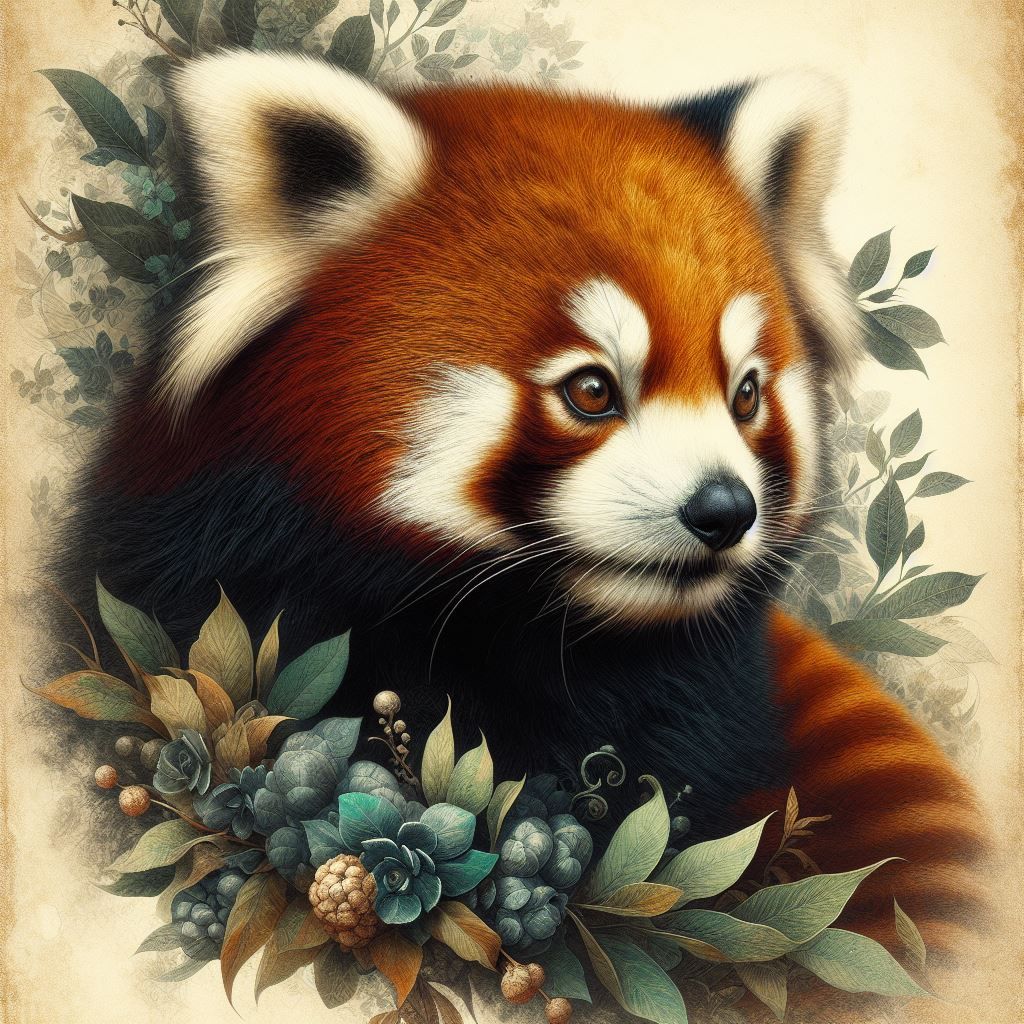 Vintage Red Panda