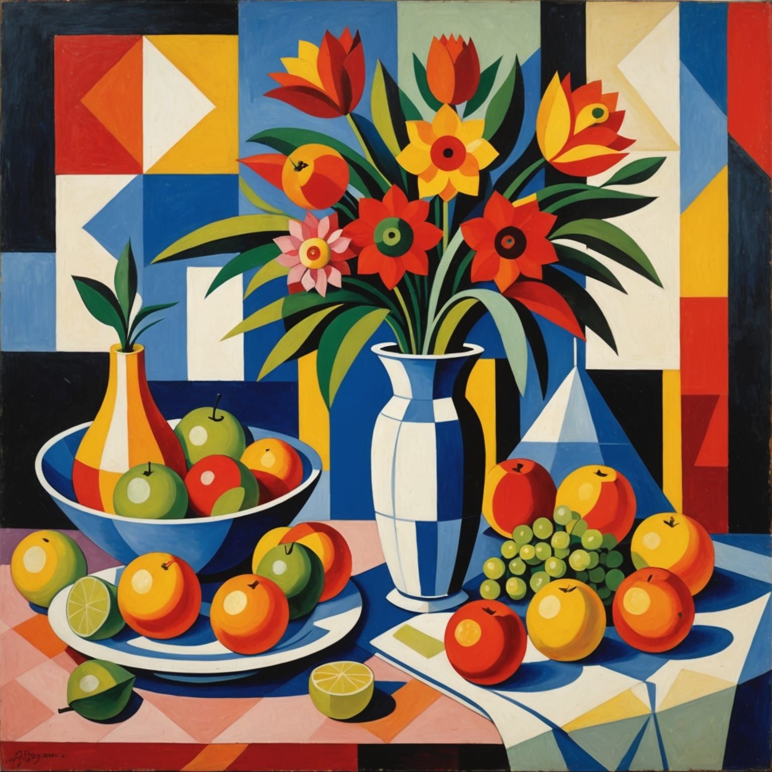 Cubist still life   by @Kallistratia