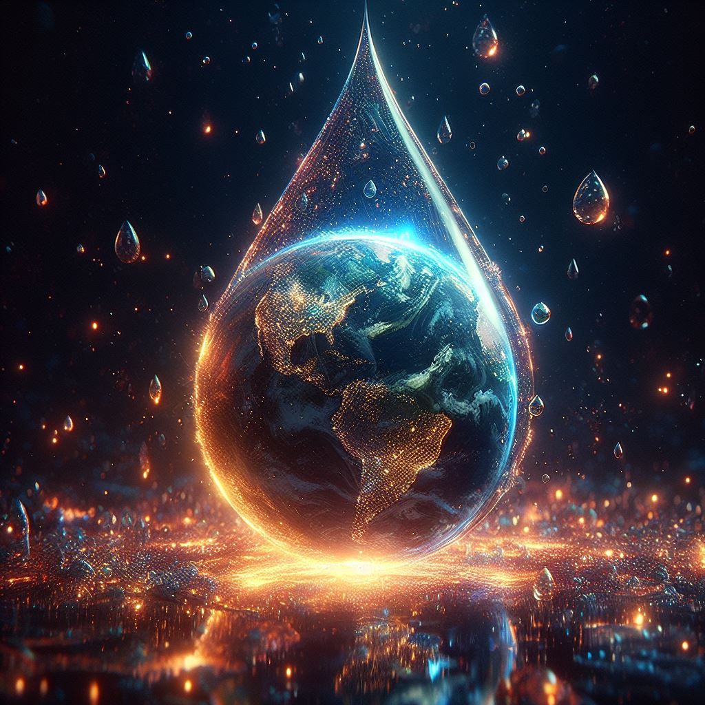 The World Within a Droplet