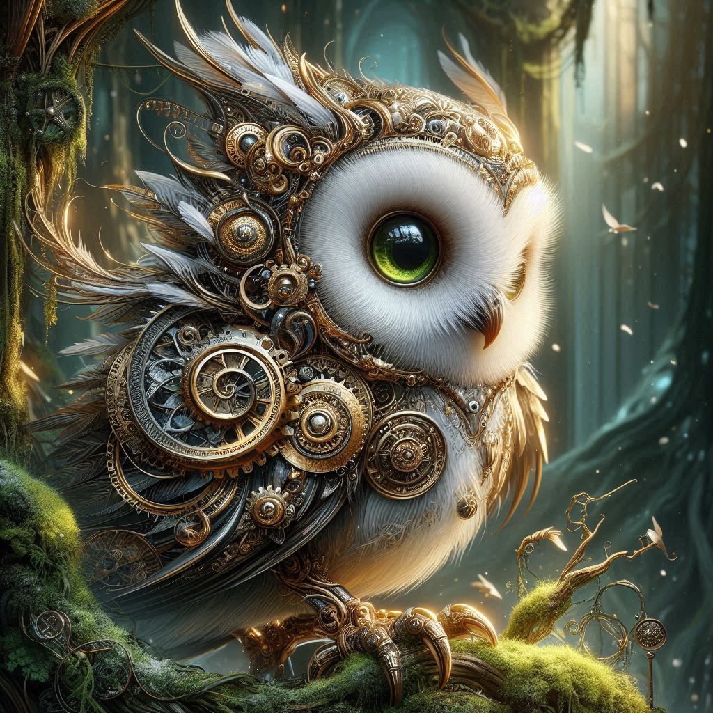 Steampunk Owl