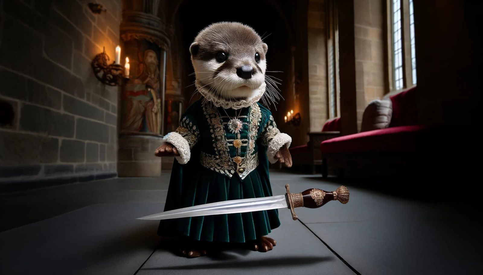 Macbeth: Is that a dagger before me?